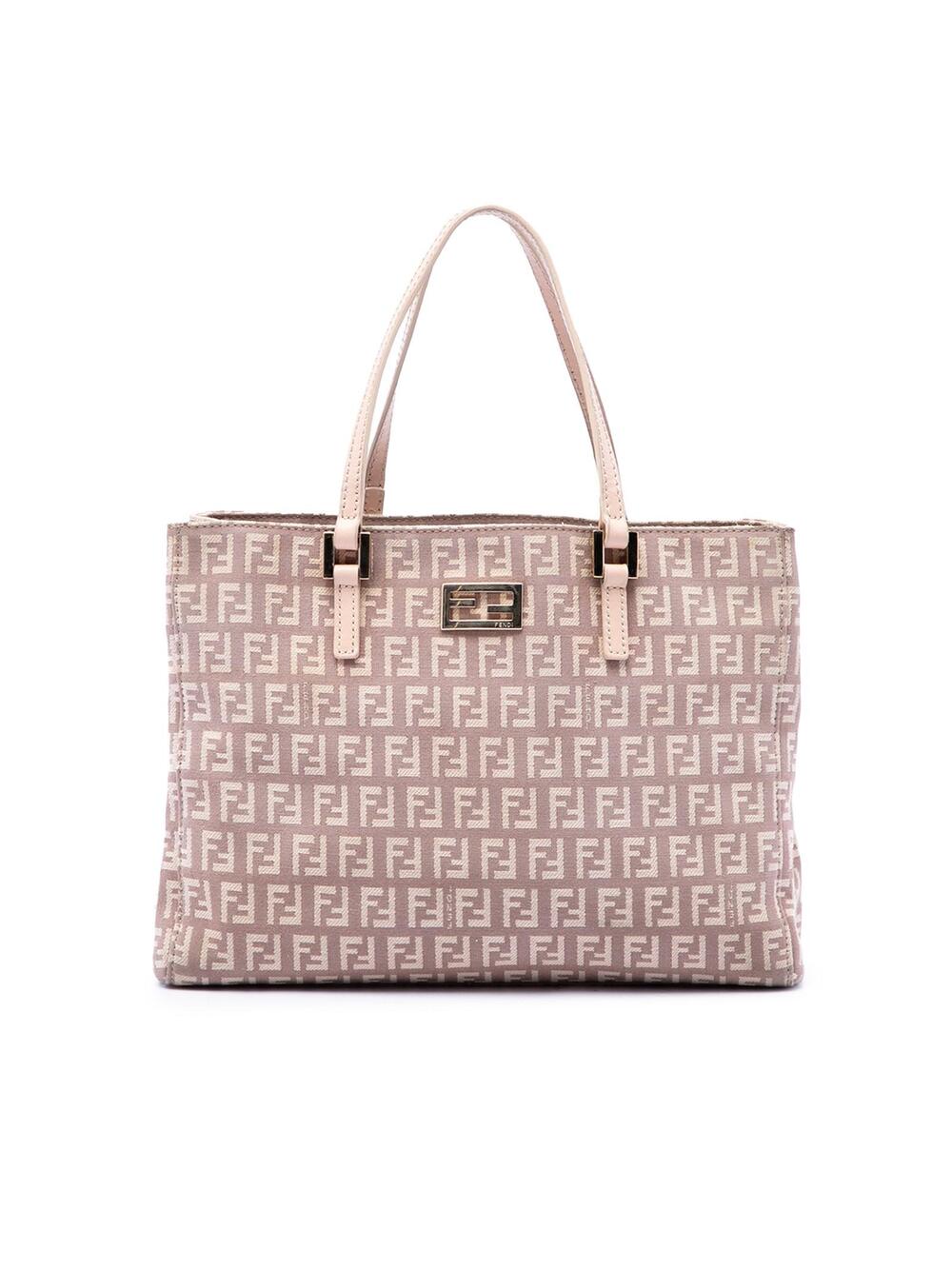 Fendi Small Zucchino Canvas Tote Pre- #369949F61B